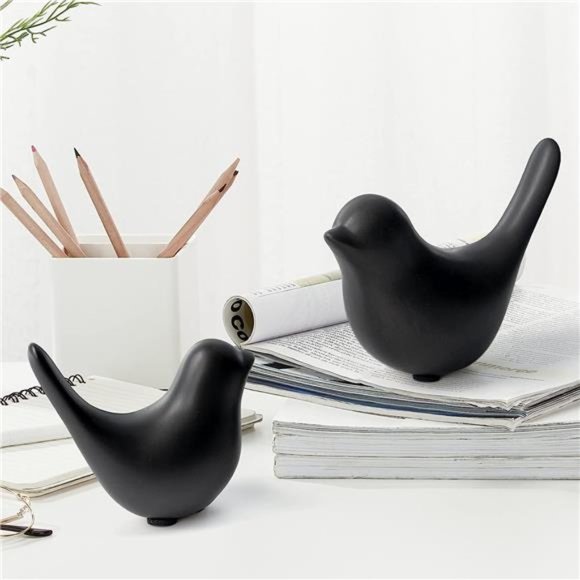 Small Animal Statues Home Decor Modern Style Birds Decorative Ornaments for Room - Picture 5 of 6